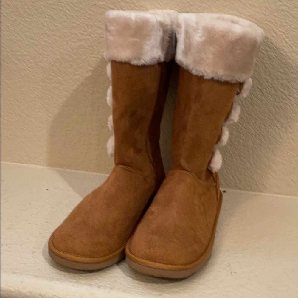 Girls Brown Boots